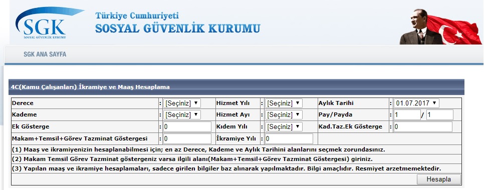 4a 4b Emekli Maasi Hesaplama Emekli Ayligi Sorgulama Yontemi Sgk Giris