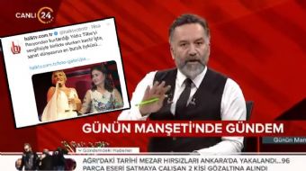 Sanatçı Yıldız Tilbe, Ayasofya’nın ibadete açılmasıyla ilgili sözleri nedeniyle Halk TV tarafından h