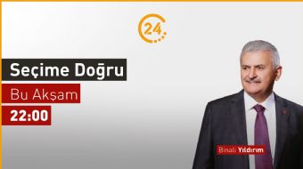 Cumhur İttifakı İstanbul Büyükşehir Belediye Başkan Adayı Binali Yıldırım, 24’e konuk oluyor.