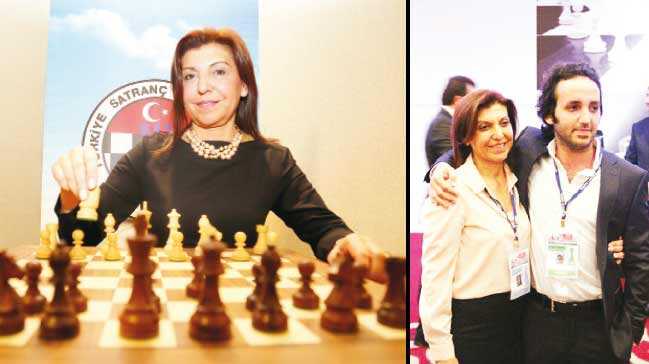 Oğlu şampiyon annesi başkan oldu