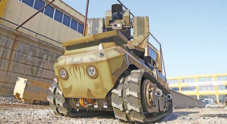 Yerli 'mini tank' zor görevlere hazır!