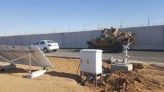 Şanlıurfa-Suriye sınırı ilk defa güneş enerjili sistem ile aydınlatılacak