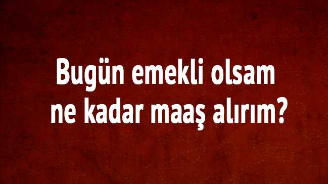 Emekli maaşı sorgulama işlemi artık SGK'dan yapılacak