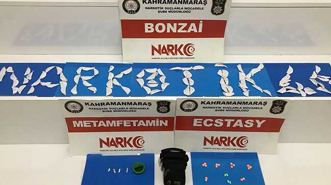 Kahramanmaraş'ta parkta uyuşturucu satışı yapan 1 kişi yakalandı
