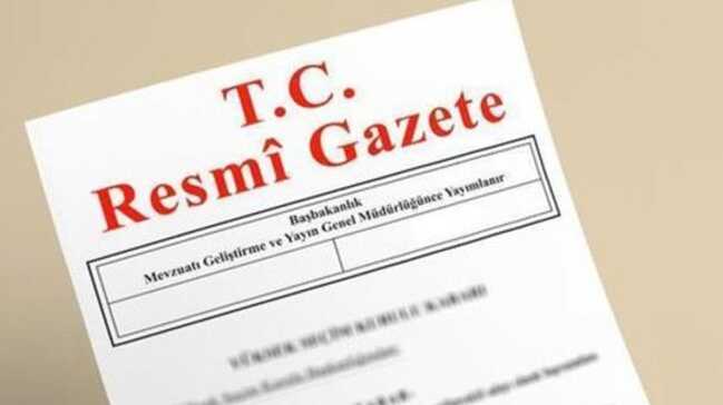 Cumhurbaşkanlığı Kararnamesi Resmi Gazete'de