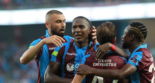 Trabzonspor Süper Lig'e damga vurdu