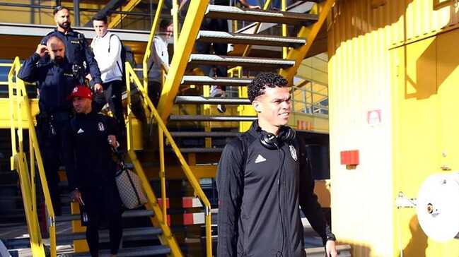 Beşiktaş kafilesi Malmö'ye geldi