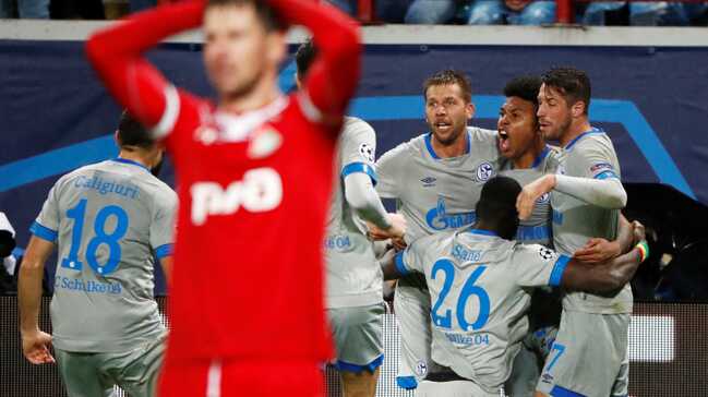Schalke deplasmanda Lokomotiv Moskova'yı 1-0 mağlup etti