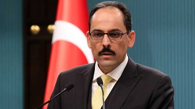 Kalın: Ortadoğu'da sürdürülebilir barışın olması için adaletin temel alınması gerekir
