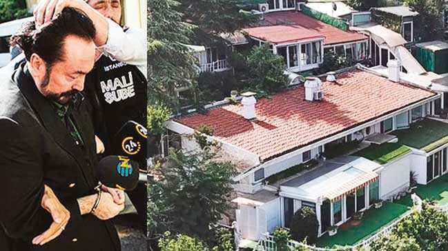 Kaçak villada yıkım başladı