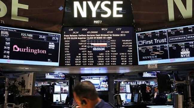 New York borsası yükselen tahvil faizleriyle geriledi