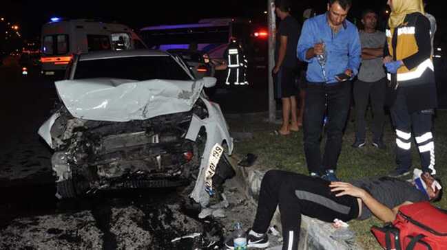 Antalya'da trafik kazası: 5 yaralı