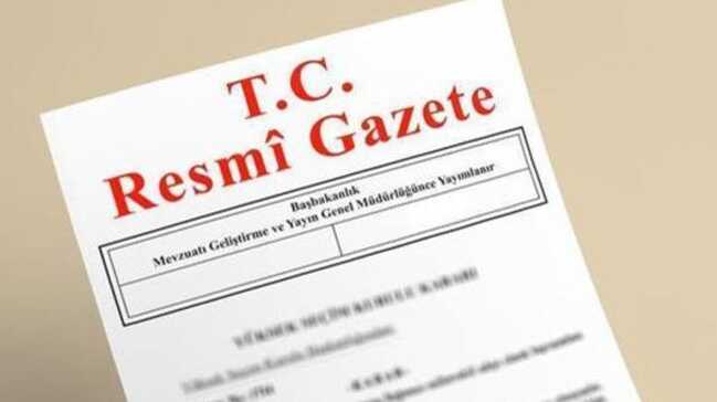 TBMM kararı Resmi Gazete'de