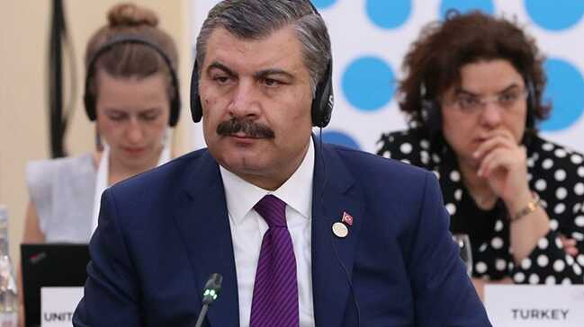 Sağlık Bakanı Fahrettin Koca, Arjantin'deki G20 zirvesinde katılımcılara hitap etti