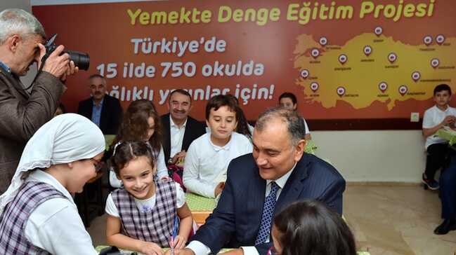 Daha sağlıklı gelecek nesiller için Yemekte Denge Eğitim Projesi
