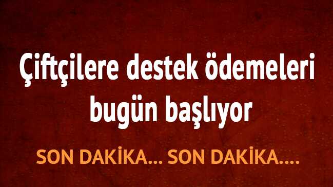 2018 Çiftçi tarımsal destek ödemesi son dakika yattı mı Çiftçi tarımsal destek ödemesi alma şartları