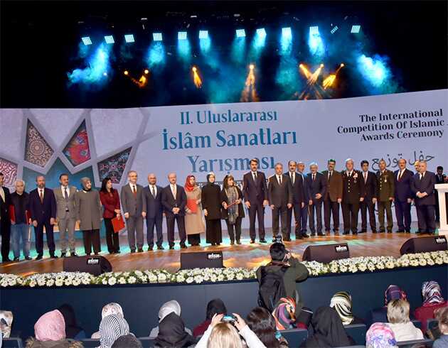 Uluslararası İslam Sanatları Yarışmasının Ödülleri Verildi