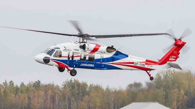 Jandarma Genel Komutanlığı envanterine iki adet genel maksat helikopteri katıldı