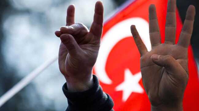 Avusturya'da Rabia ve Bozkurt sembollerinin yasaklanmasına tepki gösterildi