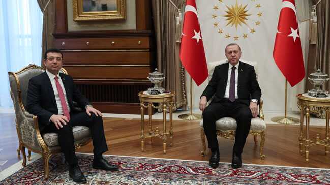 Başkan Erdoğan, Ekrem İmamoğlu'nu kabul etti