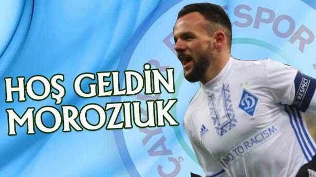 Çaykur Rizespor, Mykola Moroziuk ve Nakoulma ile sezon sonuna kadar anlaştı