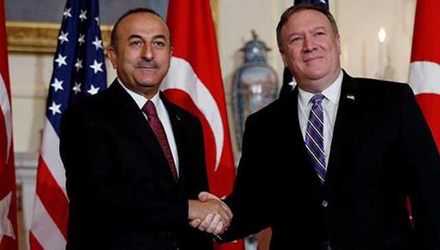 Çavuşoğlu, Pompeo ile görüştü!