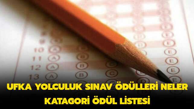 2019 Ufka yolculuk sınav soruları A-B-C-D-E kategori ödülleri neler"