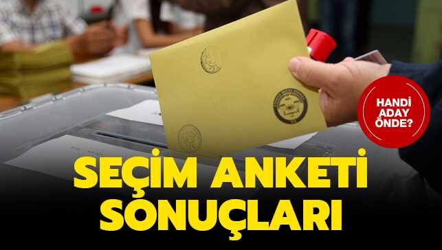 İşte anket sonuçları