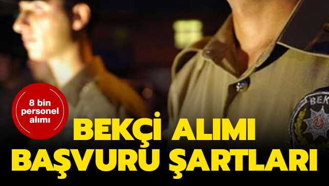 Bekçi alımı için geri sayım