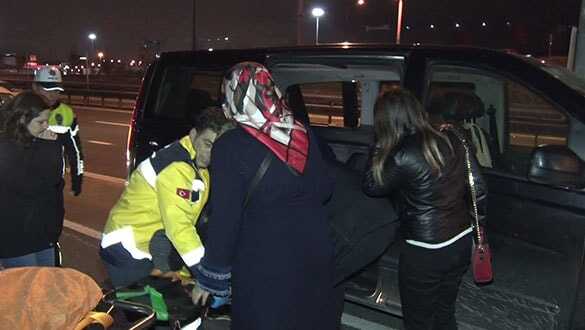 Uber şoförü alkollü şekilde kaza yaptı: 1 yolcu yaralı